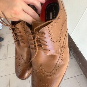 Rockport Tan Leather Oxford Brogues